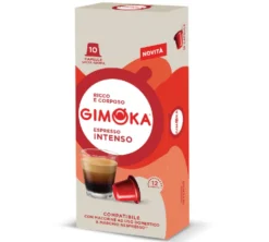 10 capsules compatibles Nespresso* Original Intenso - GIMOKA