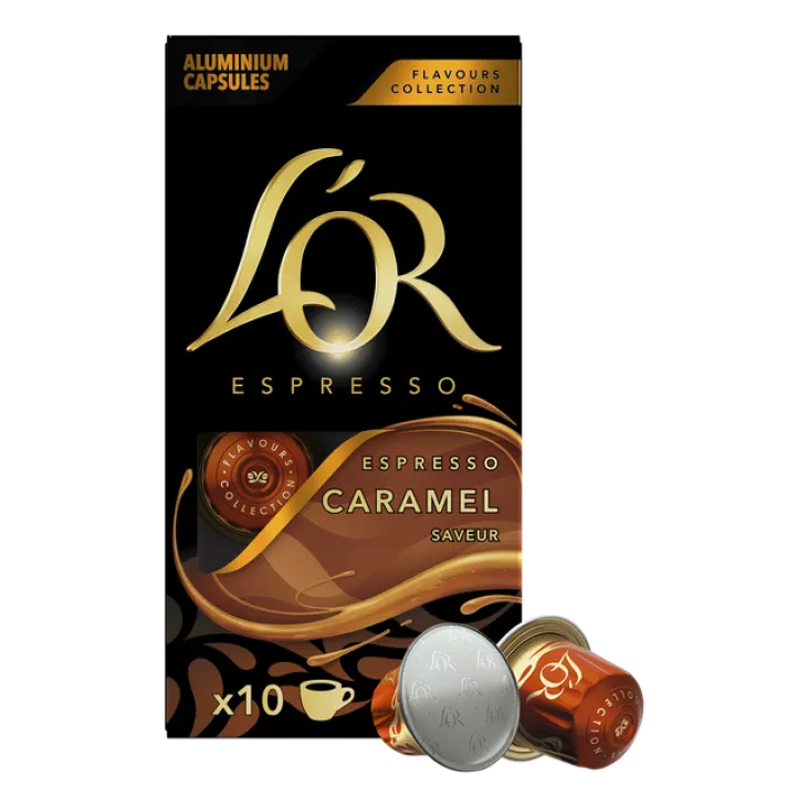 100 capsules compatibles Nespresso* Original Caramel - L'OR ESPRESSO