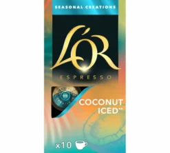 10 capsules compatibles Nespresso* Original Seasonal Creations Coconut Iced - L'OR ESPRESSO