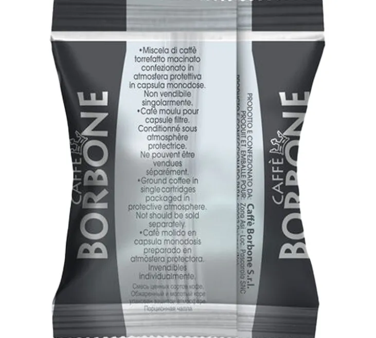 200 capsules compatibles Nespresso* Original Mélange Noir Intensité 9 - CAFFÈ BORBONE