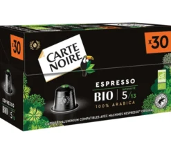 240 capsules compatibles Nespresso* Original Espresso Bio - CARTE NOIRE