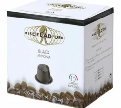 10 capsules compatibles Nespresso* Original Black Armonia - MISCELA D'ORO