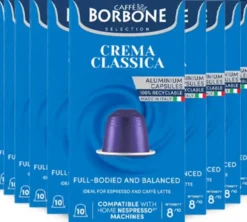 100 capsules Crema classica - compatibles Nespresso® - CAFFE BORBONE