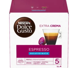 16 capsules Decaffeinato Espresso - Nescafé* DOLCE GUSTO*