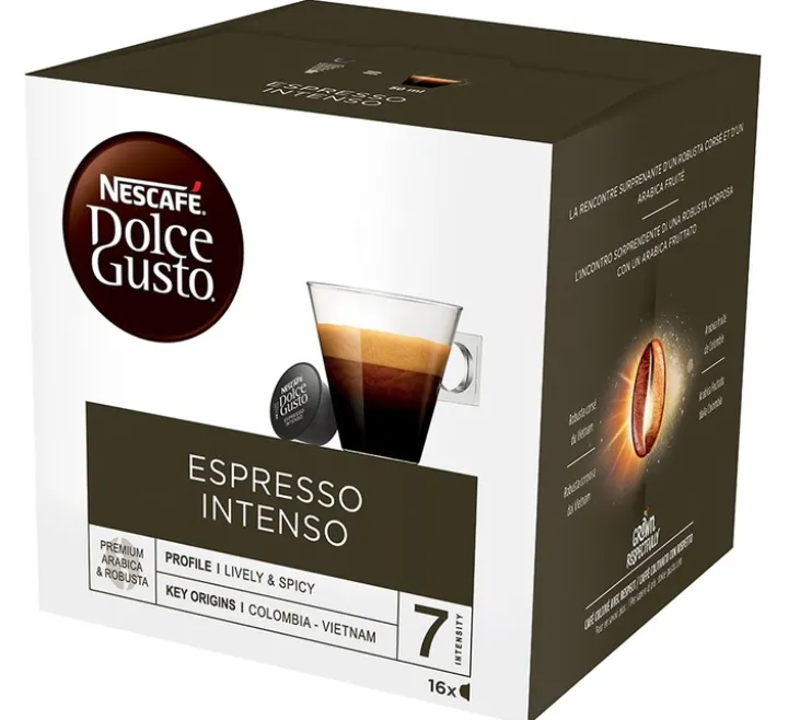 16 capsules Espresso Intenso - Nescafé* DOLCE GUSTO*