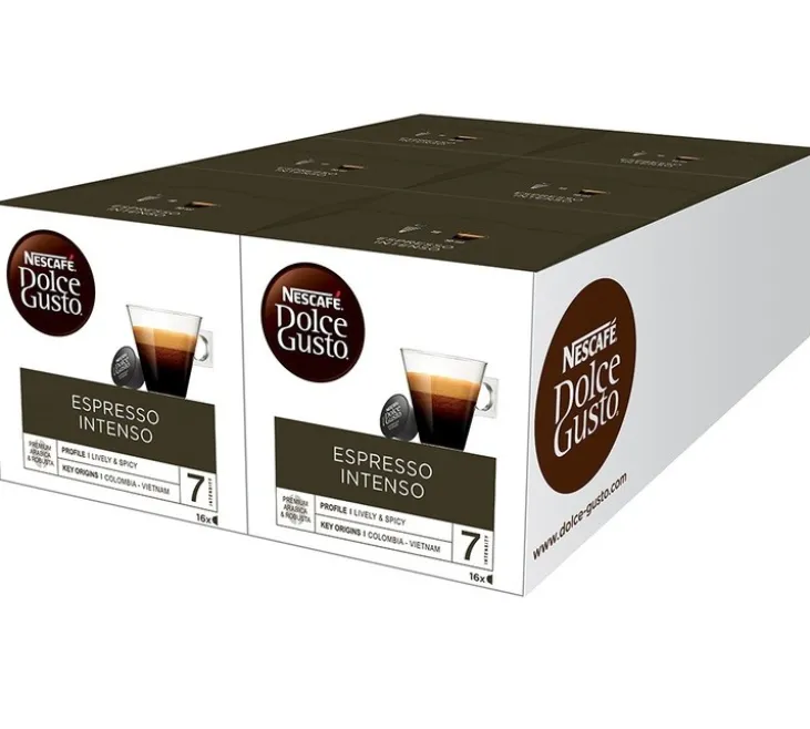 96 capsules Espresso Intenso - Nescafé* DOLCE GUSTO*