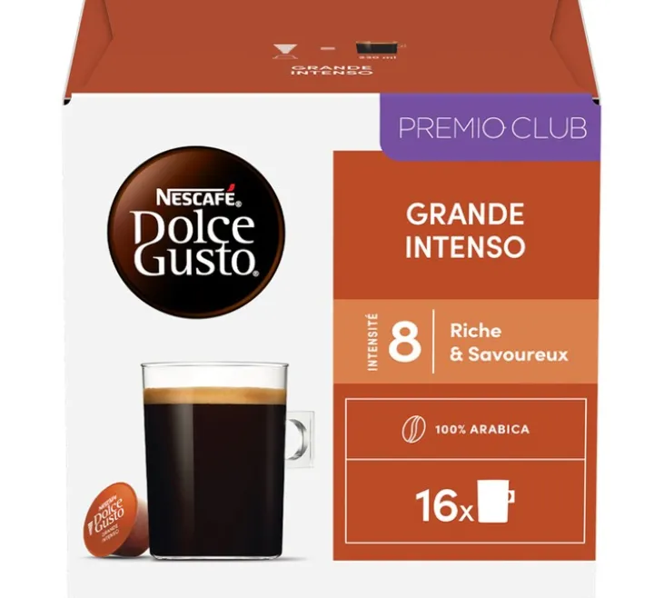 16 capsules - Grande Intenso - NESCAFÉ DOLCE GUSTO®