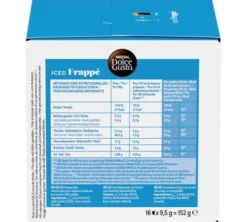 16 capsules Iced Frappé - Nescafé* DOLCE GUSTO*