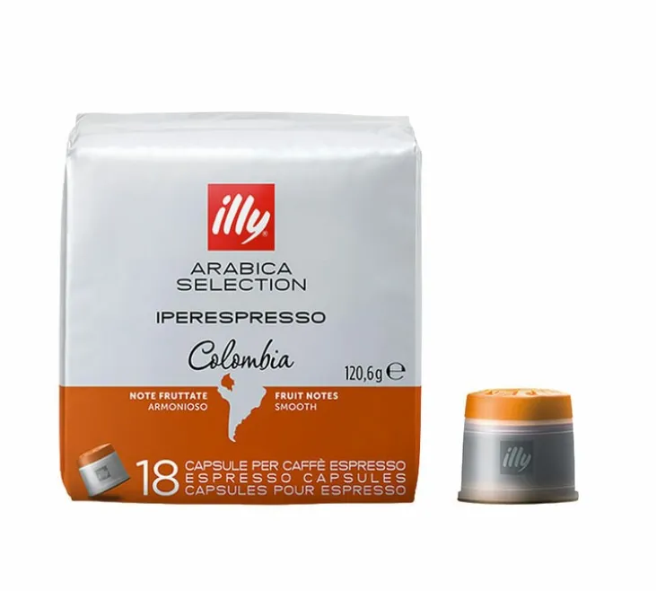 18 capsules Iperespresso Arabica Sélection Colombie - Illy