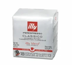 18 Capsules Iperespresso pour café filtre Torréfaction Classico - Illy