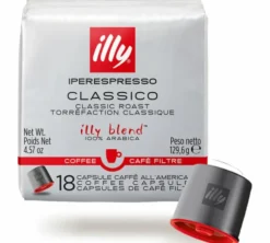 54 Capsules Iperespresso pour café filtre Torréfaction Classico - Illy