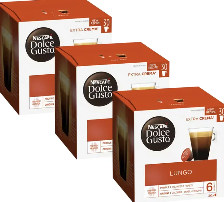 90 capsules Lungo - Nescafé* DOLCE GUSTO*
