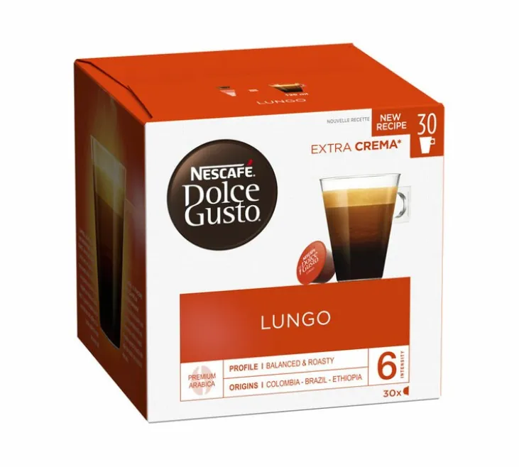 30 capsules Lungo - Nescafé* DOLCE GUSTO*