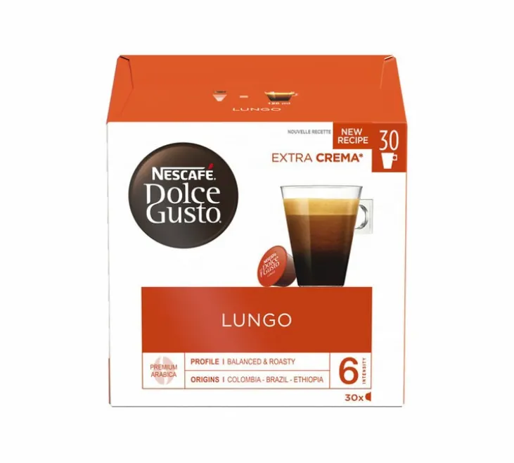 30 capsules Lungo - Nescafé* DOLCE GUSTO*