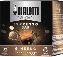 12 Capsules Mokespresso Café Ginseng - BIALETTI