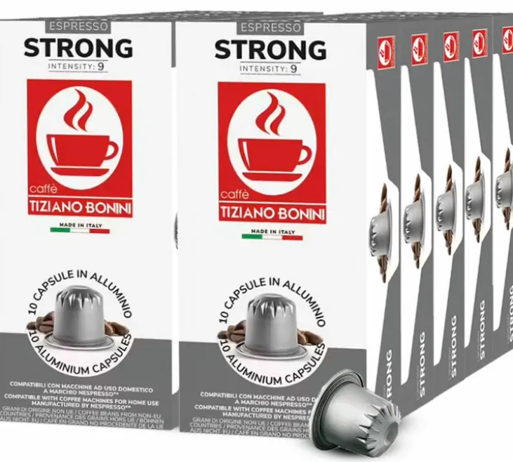 50 capsules Strong compatibles Nespresso® - BONINI