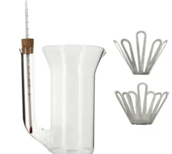 Carafe en Verre E&B + thermomètre et porte filtre kalita, dripper et pour-over