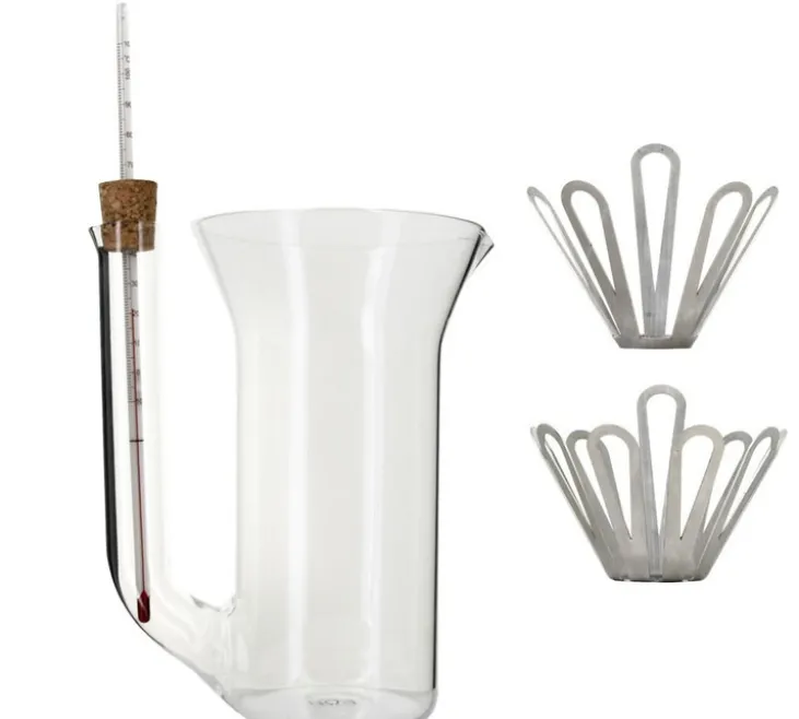 Carafe en Verre E&B + thermomètre et porte filtre kalita, dripper et pour-over