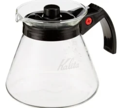 Carafe en verre pour Slow Coffee 30 cl avec poignée en plastique - KALITA