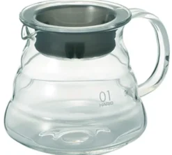 Carafe 1 à 3 tasses - Support en verre pour V60 - HARIO