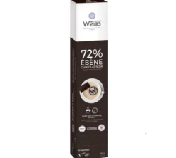 Chocolat Noir Ebène 72% - 40 napolitains - MAISON WEISS