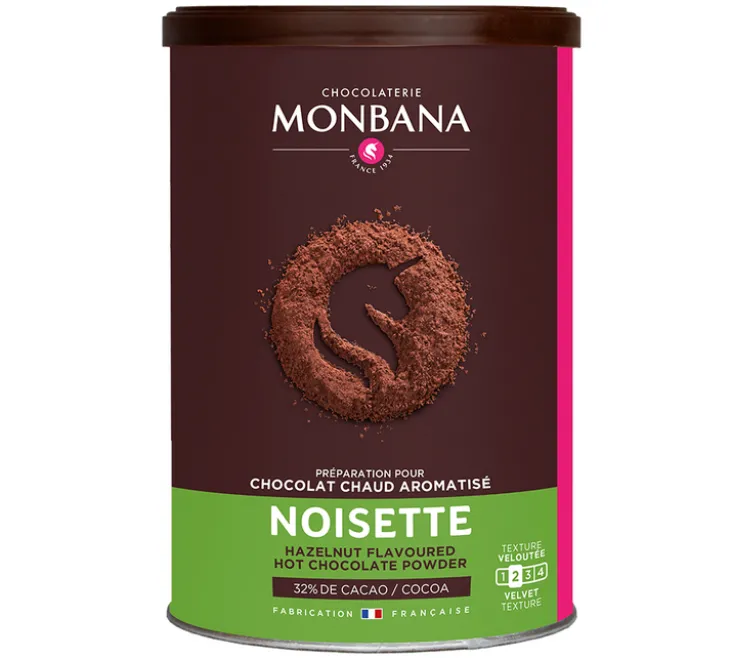 Chocolat Poudre Aromatisé Noisette - Vrac 250 g - MONBANA
