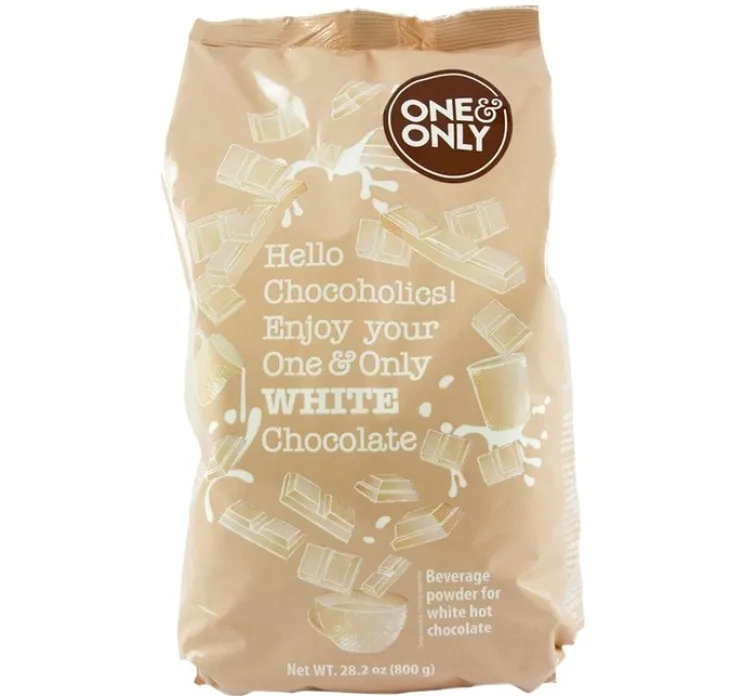 Chocolat Poudre Chocolat Blanc - Vrac 800 g - ONE AND ONLY