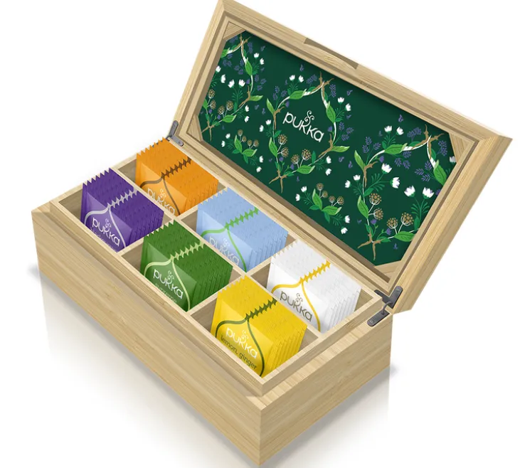 Coffret Bambou Thés Bio - 6 x 7 sachets - PUKKA