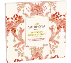Coffret 18 carrés chocolat de Noël 2025 - 90 g - VALRHONA DLUO 2026.09.28