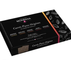 Coffret Chocolat Carrés Pures Origines - 50 napolitains - MONBANA