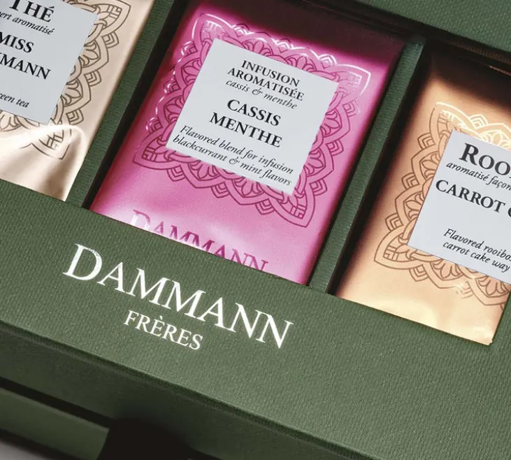 Coffret Parfums - Assortiment thés et infusions - 42 sachets - DAMMANN FRÈRES