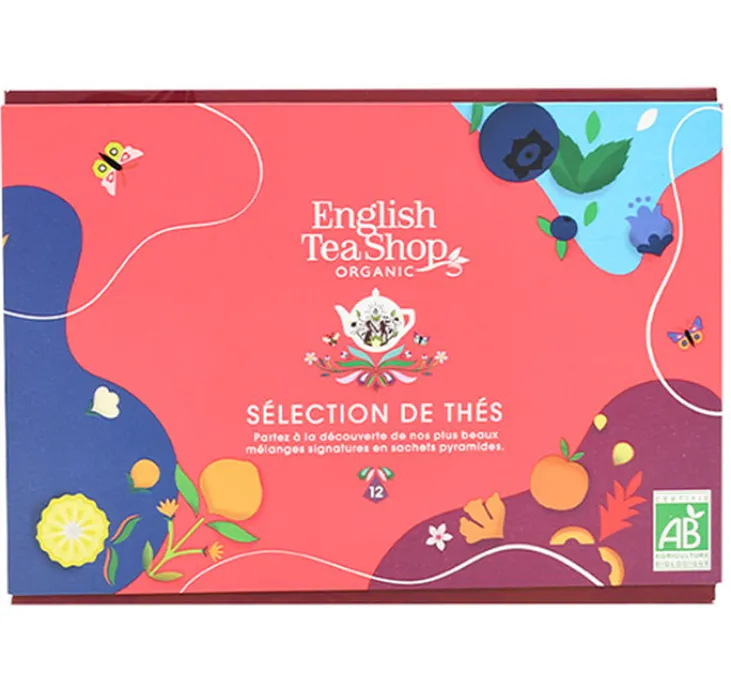 Coffret Prismes Sélection de Thés Bio - 12 sachets - ENGLISH TEA SHOP