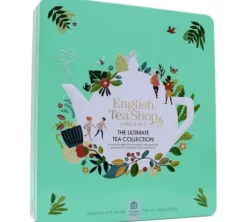 Coffret The Ultimate Tea bio Collection 72 sachets, boîte métallique - English Tea Shop