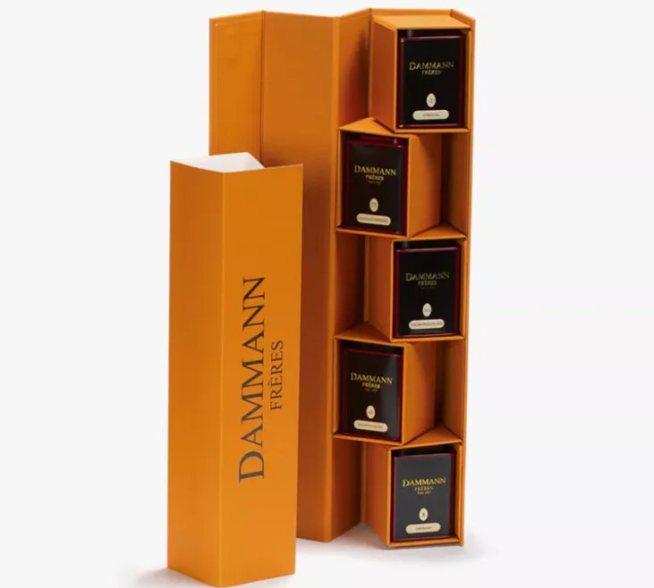 Coffret Thés Atlas - Vrac 5 x 30 g - DAMMANN FRÈRES
