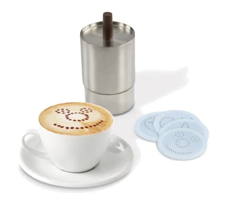 Décorateur ILSA pour cappuccino avec 4 disques inox