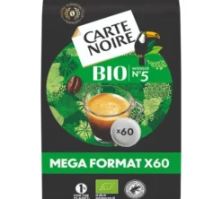60 dosettes Café BIO - CARTE NOIRE