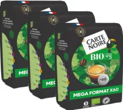 180 dosettes Café BIO - CARTE NOIRE