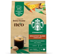 12 Dosettes Dolce Gusto Neo Breakfast Blend Americano Starbucks®