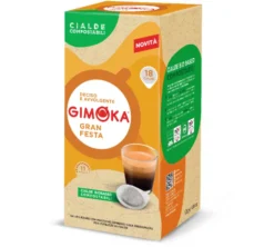 18 dosettes ESE compostables Gran Festa - Gimoka