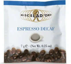 150 dosettes ESE Espresso Decaffeinato - MISCELA D'ORO