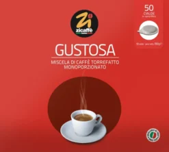 50 dosettes ESE Gustosa - ZICAFFE