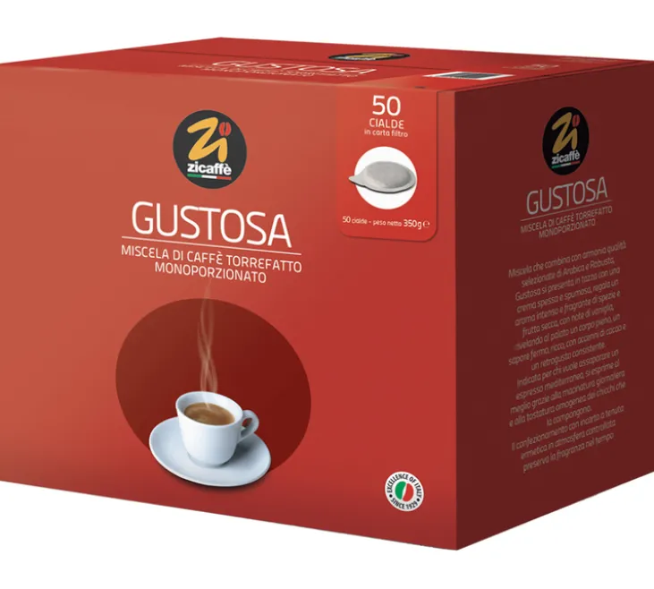 50 dosettes ESE Gustosa - ZICAFFE