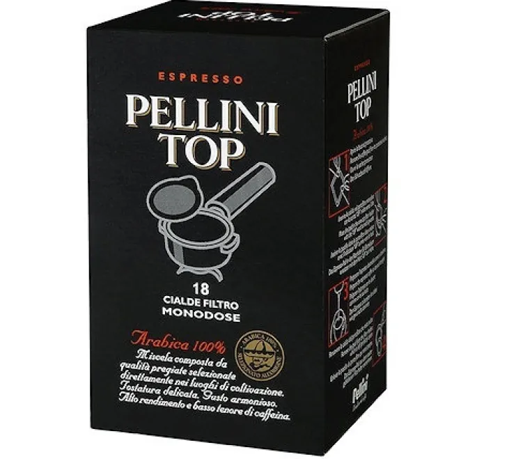 18 dosettes ESE Top 100 % Arabica - PELLINI