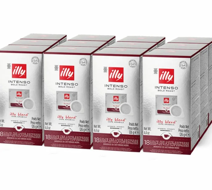 216 dosettes ESE Torréfaction Intenso - Illy