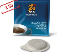 50 dosettes ESE Zidec Cialda Decaffeinato - ZICAFFE