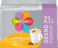 21 dosettes Petit Dejeuner Classic - TASSIMO