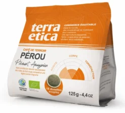 18 dosettes souples bio Pur Arabica Pérou - TERRA ETICA