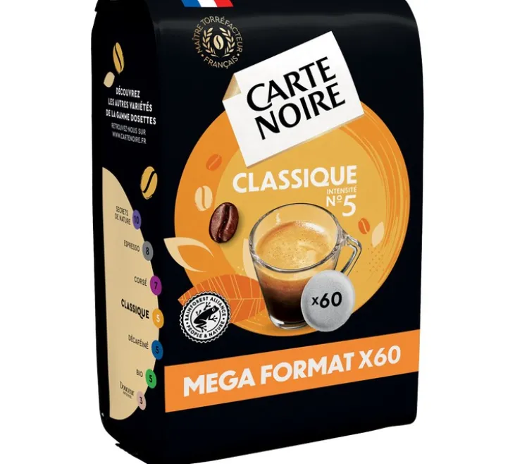 60 dosettes souples n°5 Café Classic - CARTE NOIRE