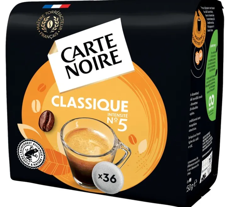108 dosettes souples n°5 Café Classic - CARTE NOIRE