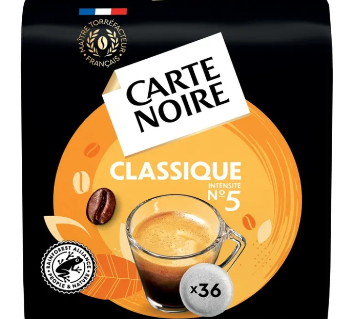 108 dosettes souples n°5 Café Classic - CARTE NOIRE